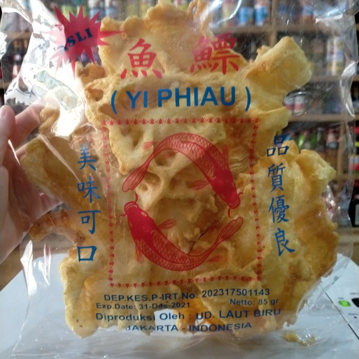 

✨COD✨ Yi Phiau Hipio Perut Ikan/ Gelembung Ikan/ Belly Fish 85gr (BESAR)