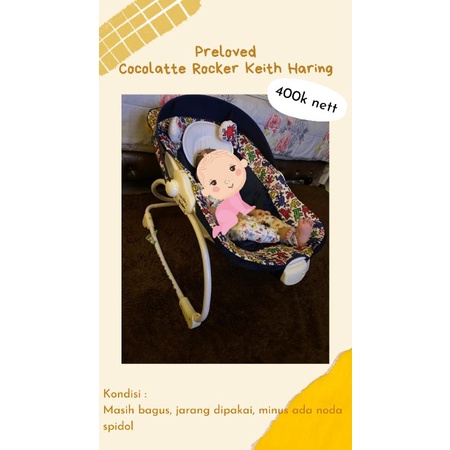 Preloved Rocker Keith Haring/Preloved Baby Swing/Preloved Bouncer