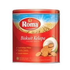 

Biskuit Roma kelapa kaleng 450 gr