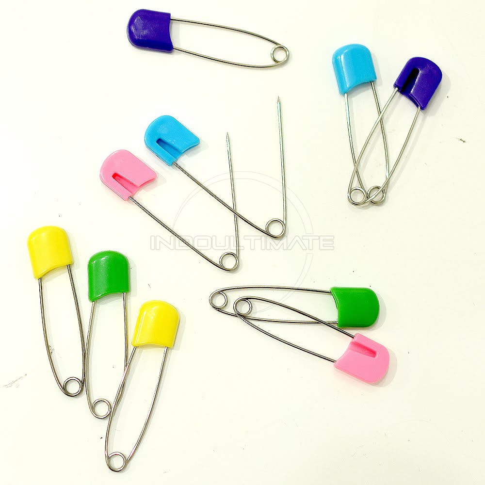 10 Pcs Peniti PB-01 Peniti Jumbo Peniti Popok Bayi Peniti Safety Pins Peniti Bayi Stainless