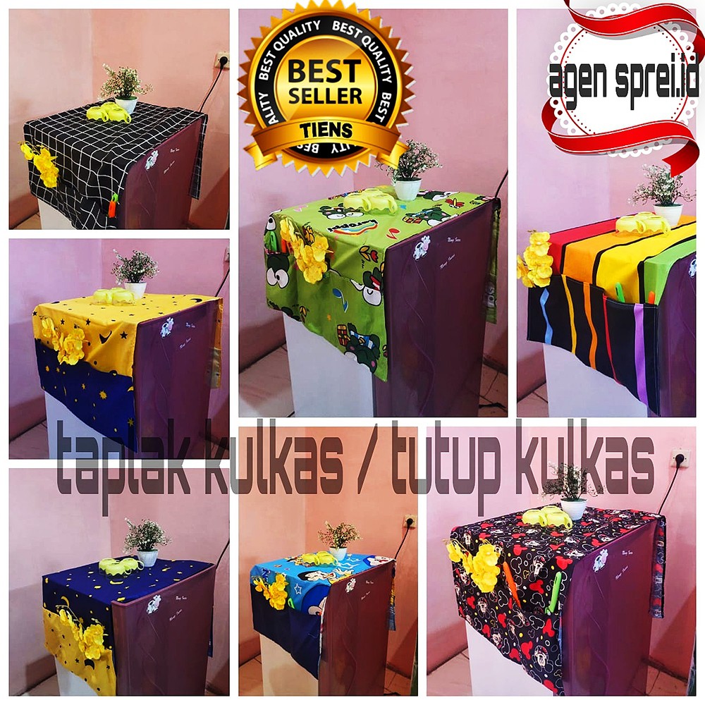 Taplak Kulkas / Cover Lemari Es Murah