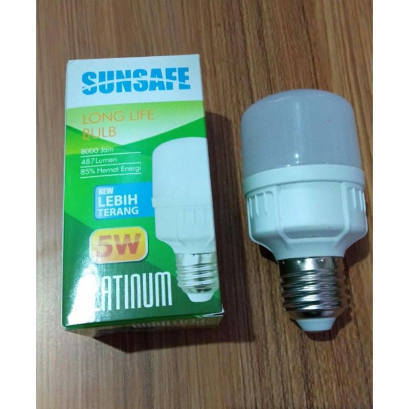 Lampu LED sunsafe platinum 5 watt