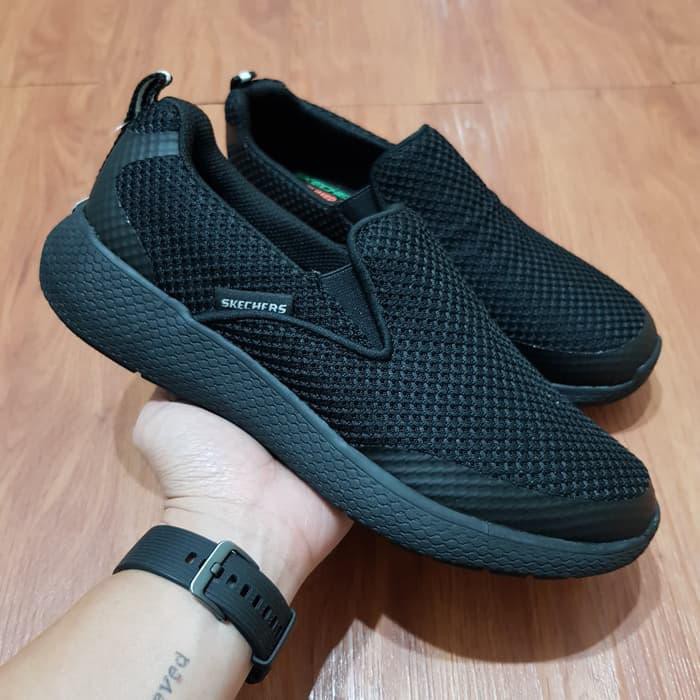 SEPATU SKECHERS KULLOW - ALL BLACK / SEPATU PRIA