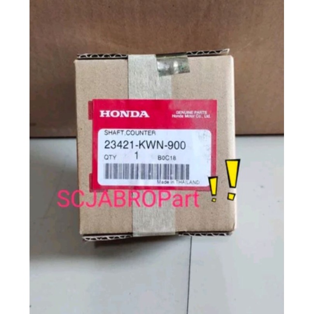 SHAFT COUNTER HONDA PCX 125 CBU..23421 KWN 900..ORI AHM THAILAND