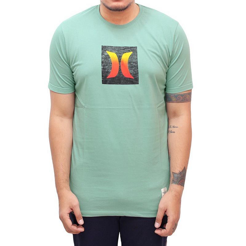 FASHION PRIA KAOS HURLEY GREEN TOSCA DISTRO PREMIUM
