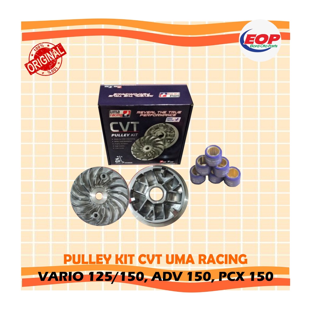 PULLEY KIT CVT UMA RACING VARIO 125/150 - ADV 150- PCX 150