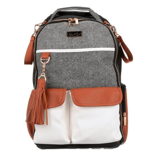 ITZY RITZY Boss Diaper Bag Backpack – Coffee &amp; Cream