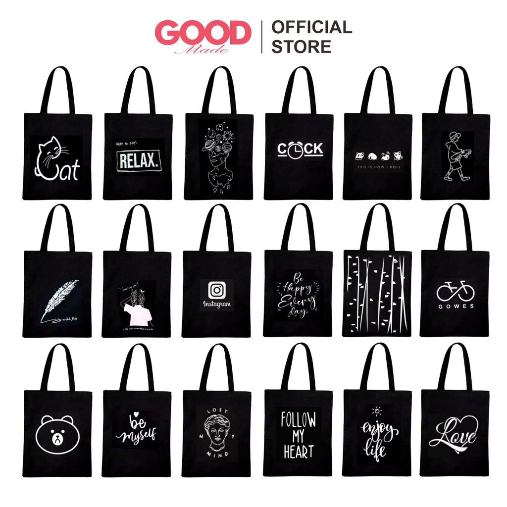 GOOD MADE - Totebag | Totebag Wanita | ToteBag tote bag custom tas tote wanita kpop murah custom motif