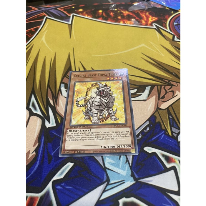 Crystal Beast Topaz Tiger YUGIOH TCG Speed Duel GX