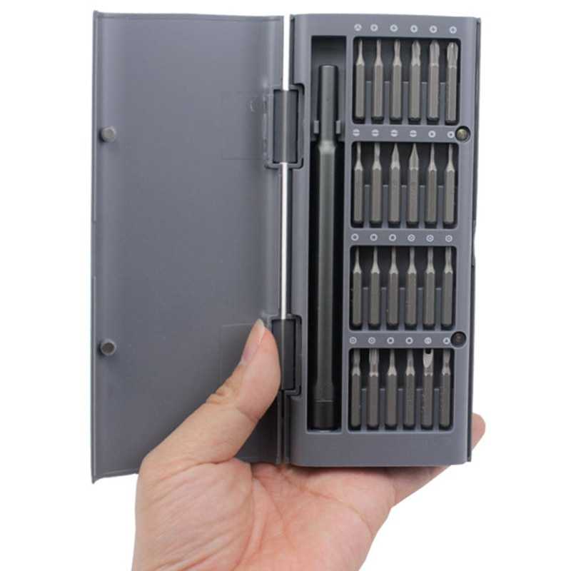 (100% BARANG ORI) Obeng Set Magnetic Bits 24 in 1 - H24