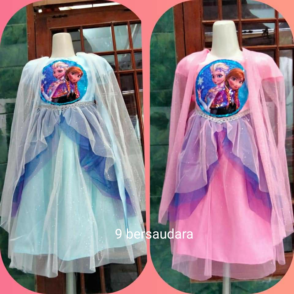 GAUN FROZEN MODEL SELAYER/SELENDANG