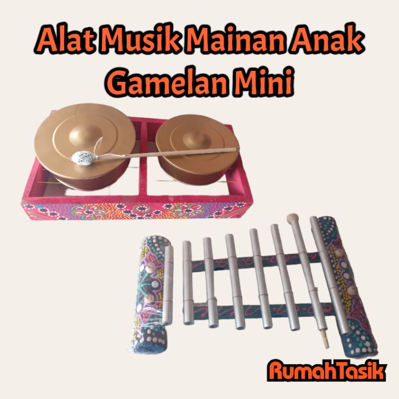 Alat Musik Mainan Anak Gamelan Mini Gamelan Kenong