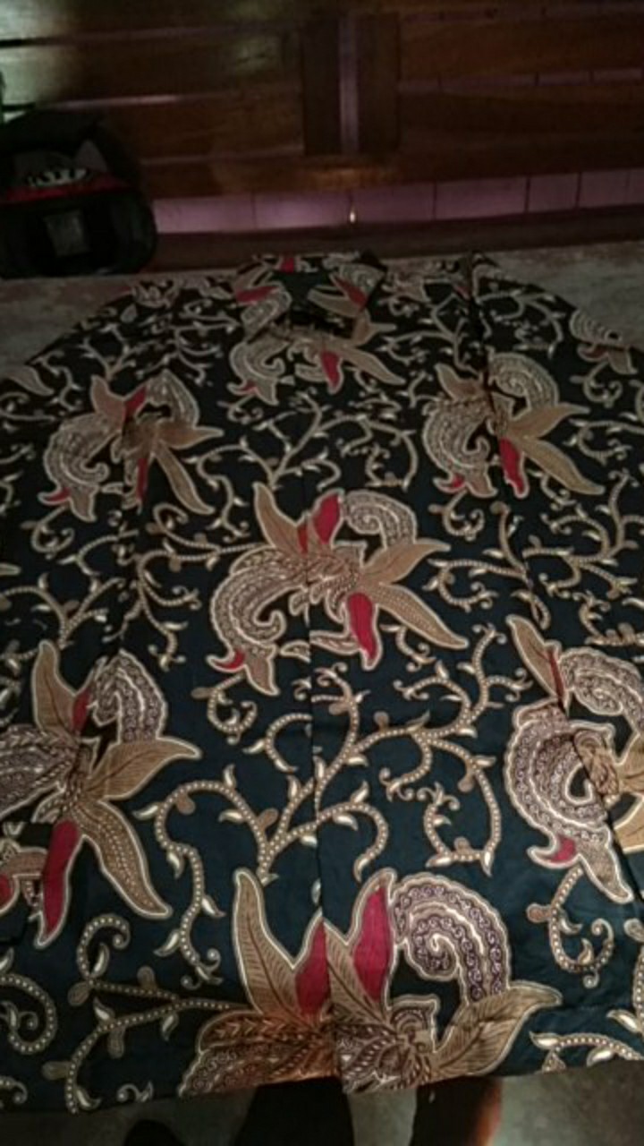 Kemeja Batik Kembang Lombok Ful Furing Katun Halus Baturaden Size M-xxl Asli Solo