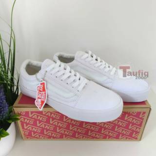  Sepatu  Vans  oldskool putih  Premium Laminating Box Vans  