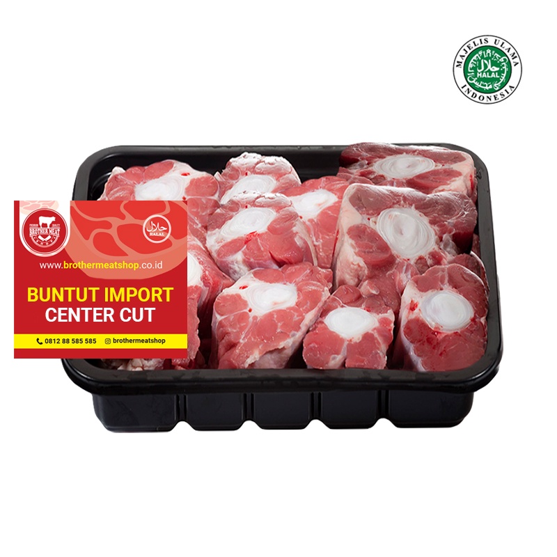 Oxtail Beef Import - Buntut Sapi Import 1kg, Halal