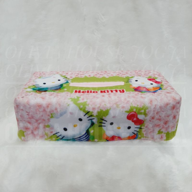 Tempat Tisu Hello Kitty Print Kotak Tisu Hello Kitty Tissue Box Hello Kitty