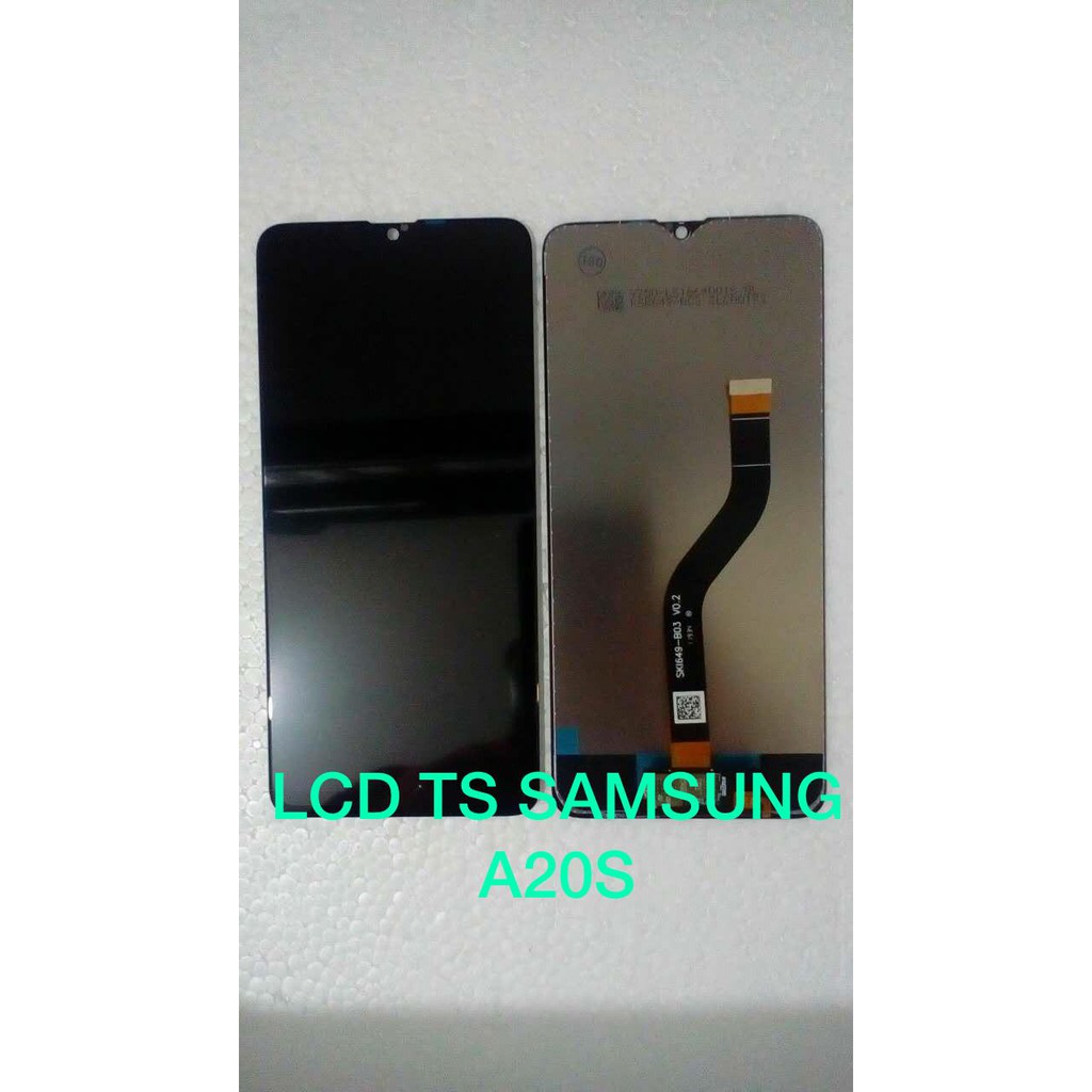 LCD TS SAMSUNG A20S FULL SET ORI OEM 100%