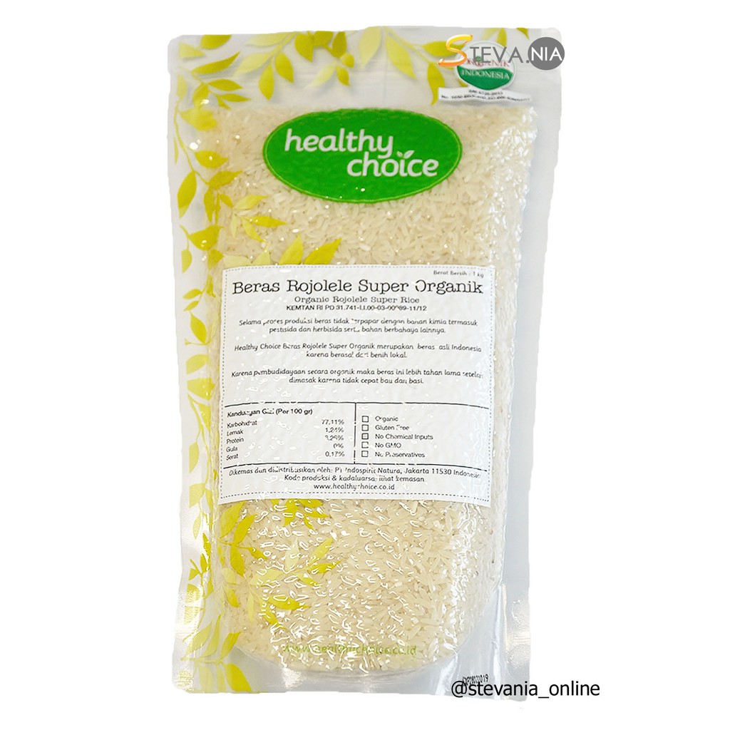 

Healthy Choice Beras Rojolele Super Organic 1kg