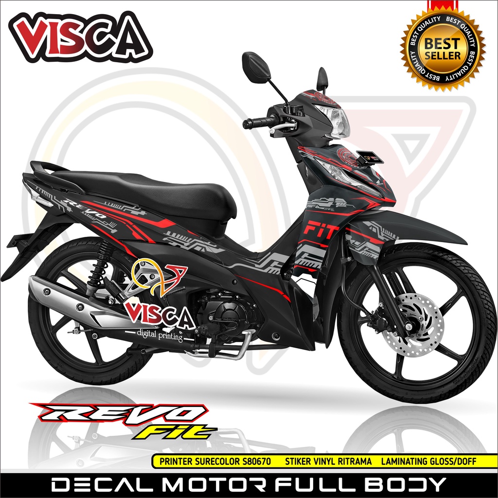 Decal Revo Fit New Decal Revo fit injeksi full body Stiker Revo Fit Fi dekal Revo Fit Hitech