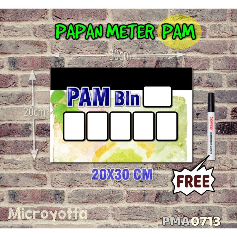 

Microyotta Papan Meter Listrik PLN PAM motif Unik - Pastel 13