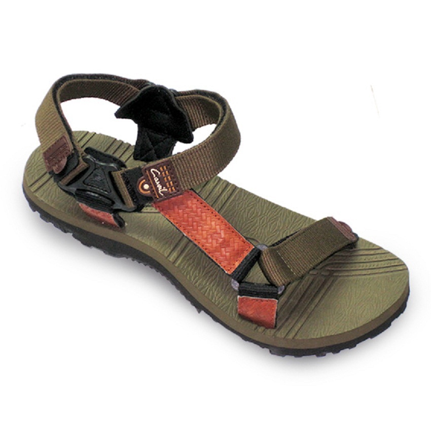 CARVIL SANDAL  PRIA  GOODWIN GM BLACK OLIVE Shopee Indonesia