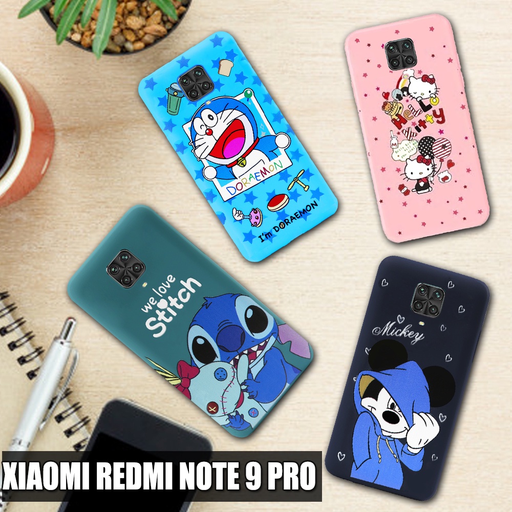Softcase Case 3D Karakter Lucu For Redmi Note 9Pro Case Pelindung Camera Kesing Hp Redmi Note 9Pro P