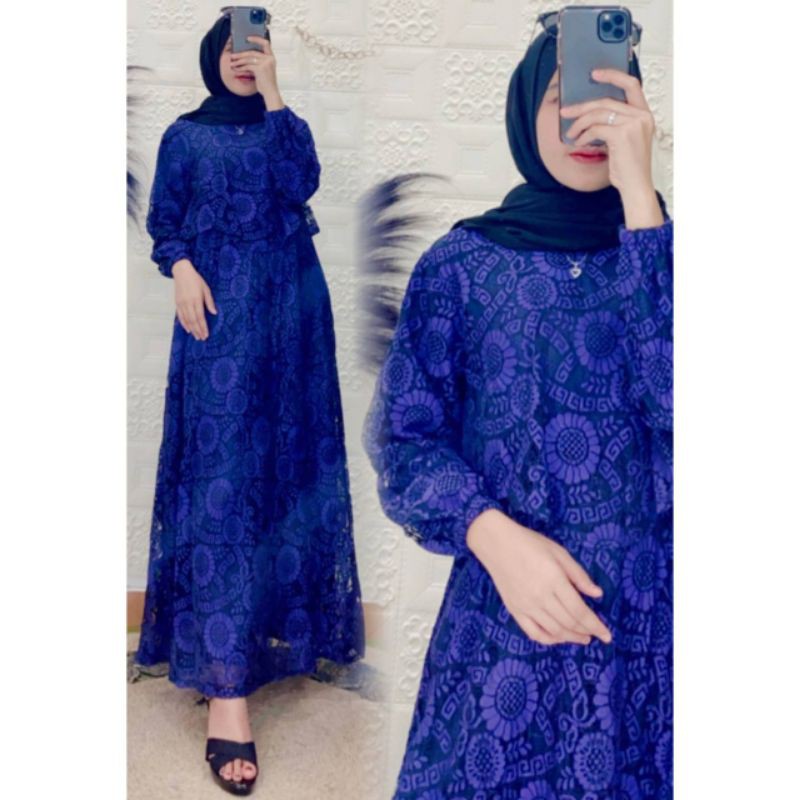 Gamis malaysia brokat