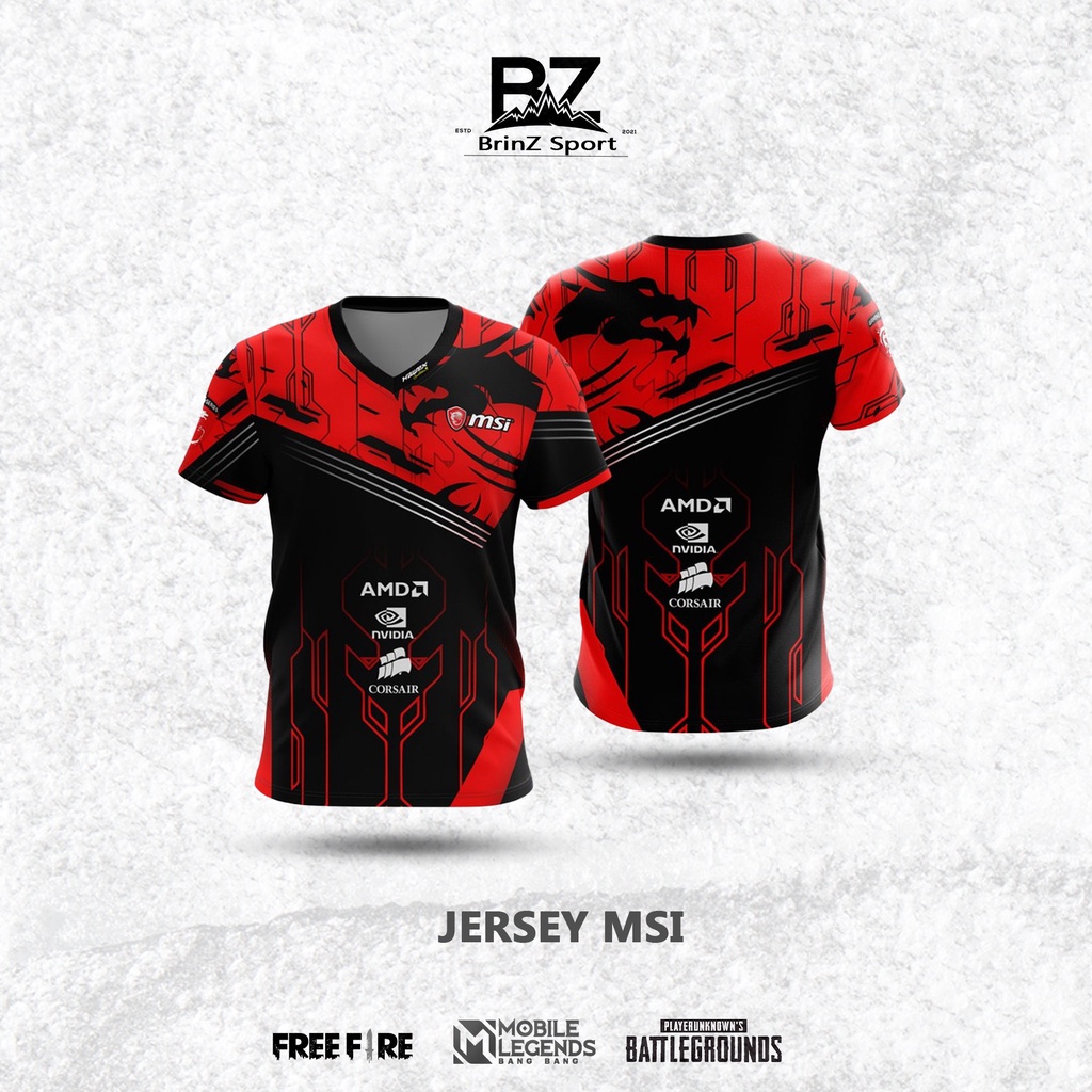 Jersey Gaming MSI GAMING Shirt Jersey