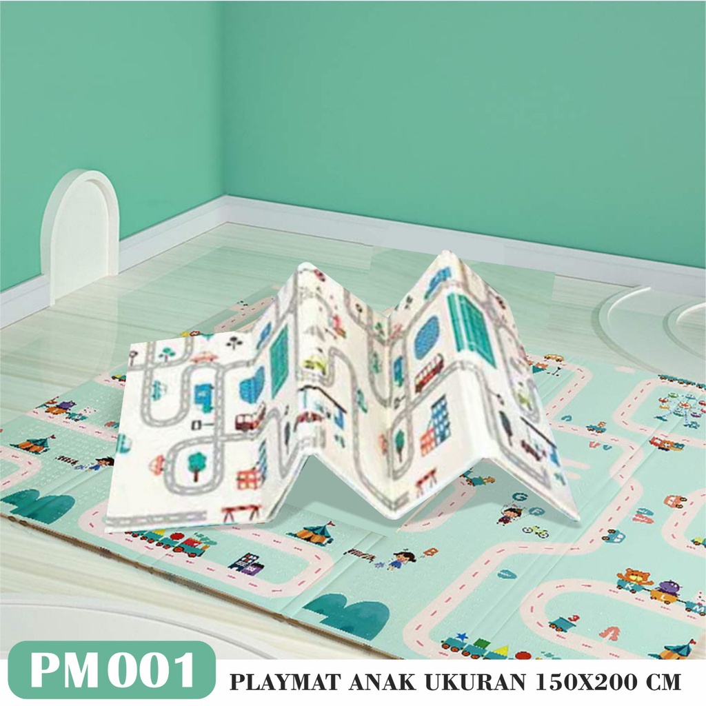 Play mate Bayi Karpet Bayi Lipat Karpet Bolak Balik 180x200cm dan  150x200 CM