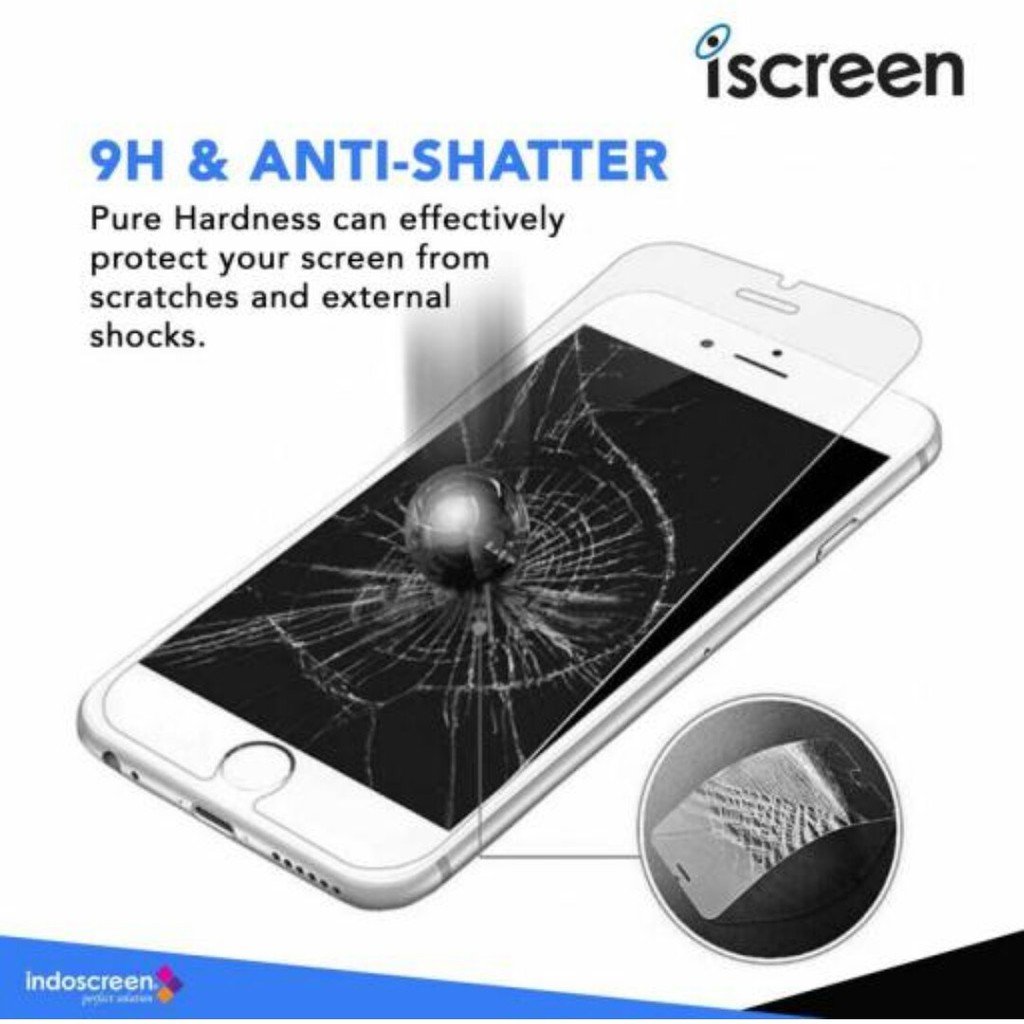 Tempered glass REALME 5i / 5s / 5 tempered glass iScreen bening