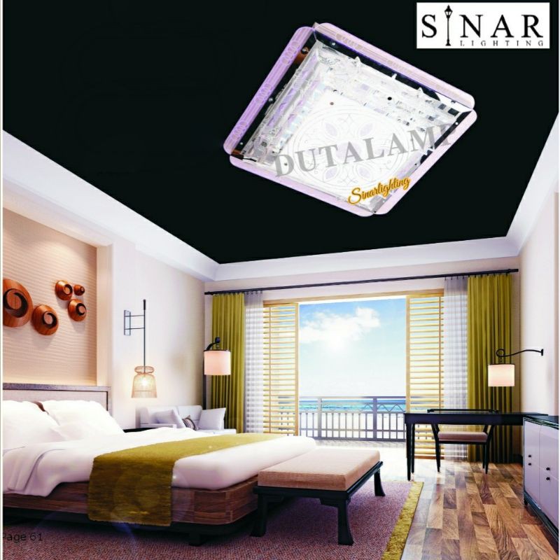 Lampu hias plafon LED remote 1126