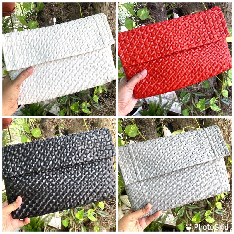 Cluth anyam plastik jelly premium 28x18cm