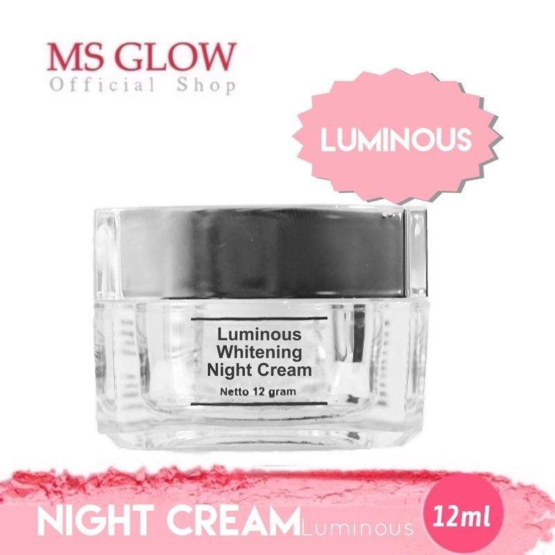 MS GLOW Luminous Whitening Night Cream 12g