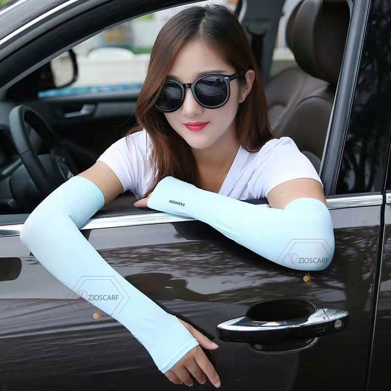 Manset lets slim Anti UV Arm Sleeves  HAN handsock jempol ZIOSCARF