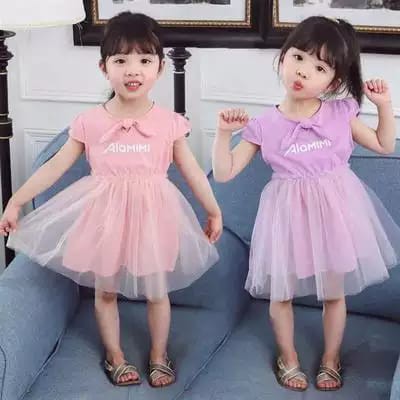 (TERMURAH) | 1 - 4 Tahun - Dress Jia Li - Dress Tutu Kualitas Import Sabrina Korea Style Anak Perempuan BayI