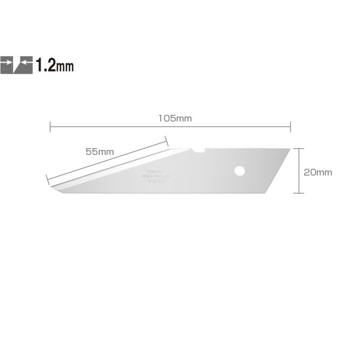 

Mudah Refill Cutter Ck-2 Spare Blade For Craft Knife Ckb-2 Olfa Berkualitas