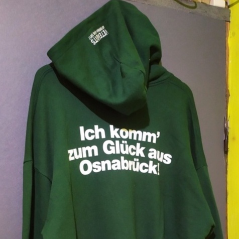 Vetements Hoodie Second Warna Hijau size Oversize