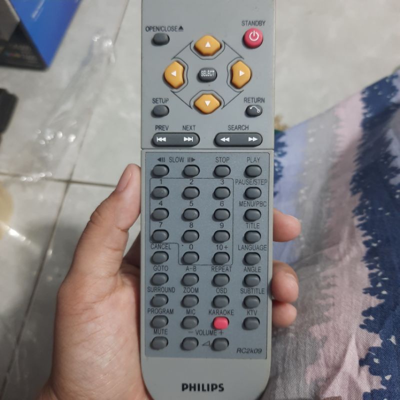 REMOTE REMOT DVD PHILIPS RC2K09 ORIGINAL ASLI