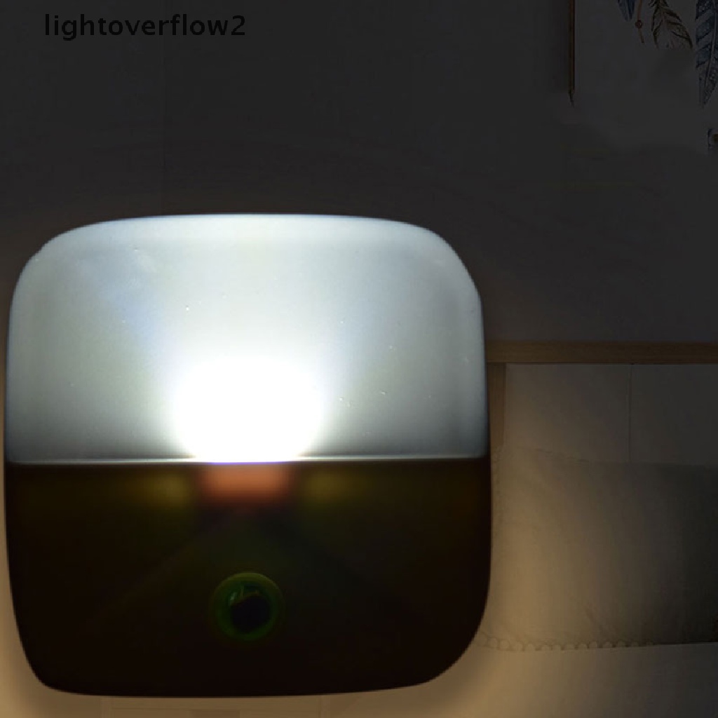 (lightoverflow2) Lampu Malam LED Wide Angle Dengan Sensor Hemat Energi