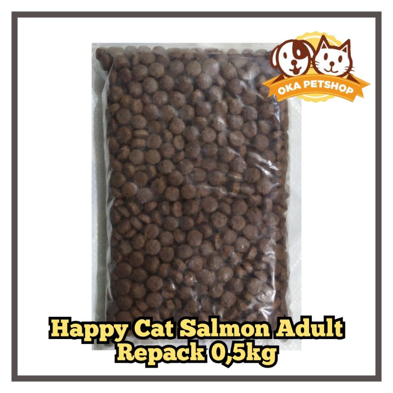 happy cat atlantik lachs salmon repack 500gr - happy cat salmon