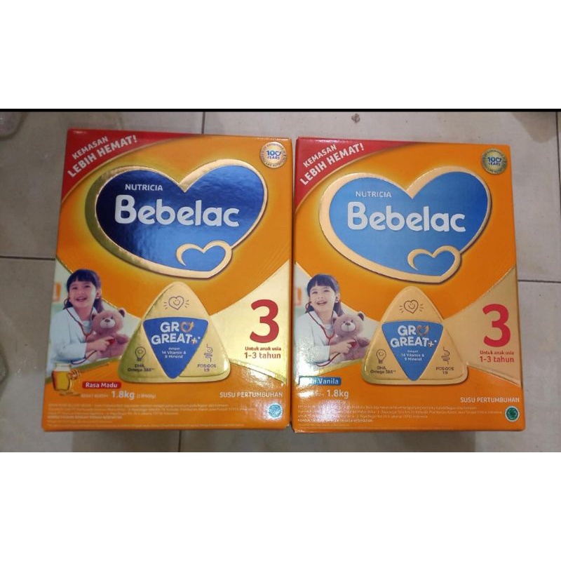 Bebelac 3 1800gr madu n vanila