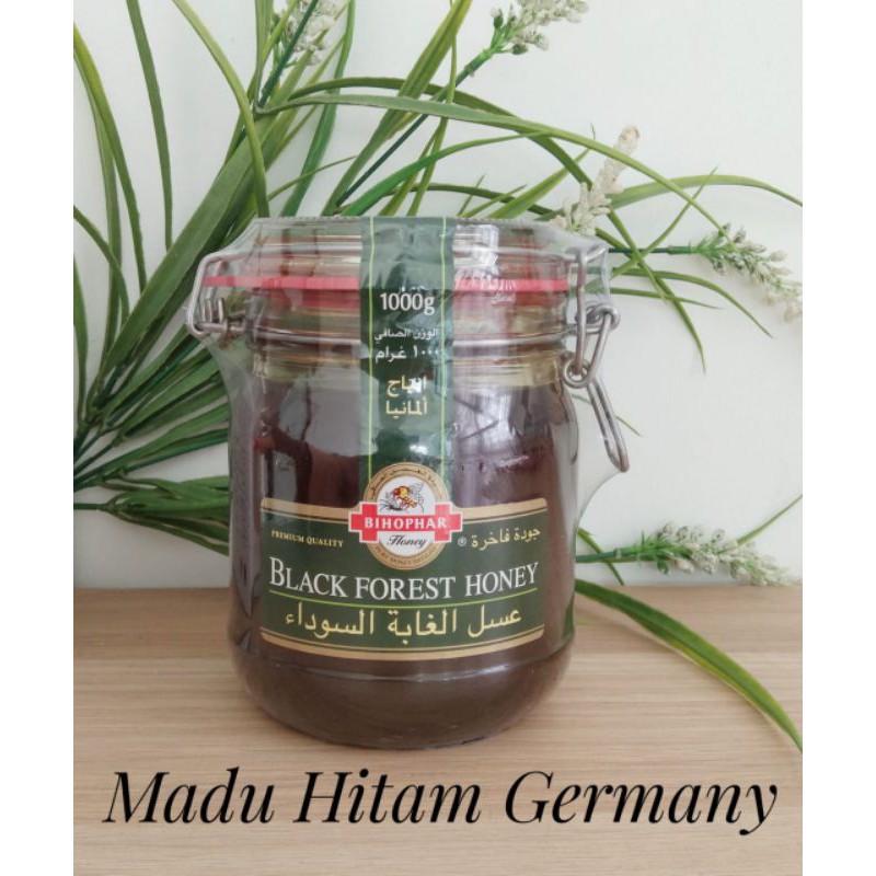 

bihophar madu hutan hitam black Forest honey madu germany 1kg