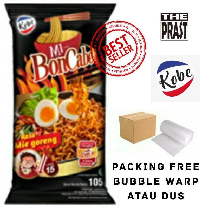 

Mie Boncabe Kobe Level 15 Rasa Mie Goreng [Free Bubble Warp]