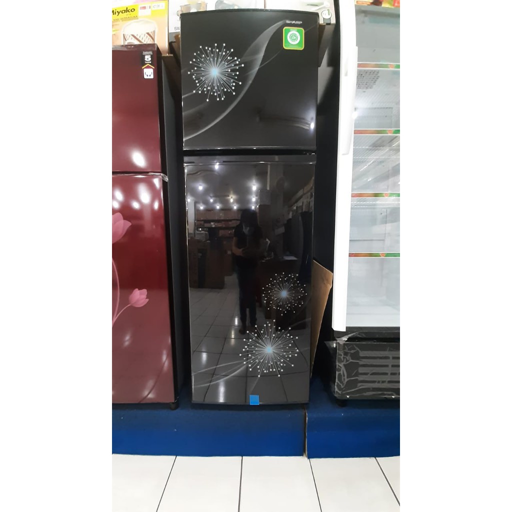 KULKAS SHARP 2PINTU JUMBO SHINE SJ-317MG