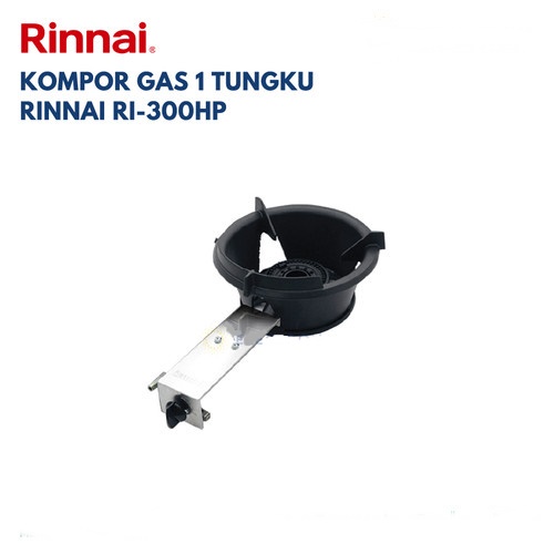 RINNAI Kompor Gas 1 Tungku / Kompor Komersial Tekanan Tinggi RI-300HP