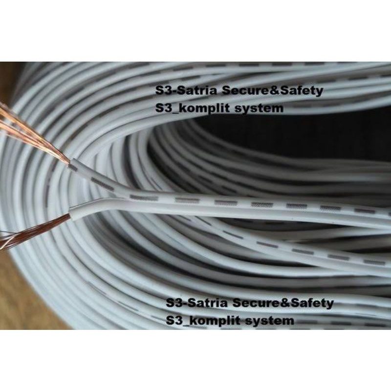 kabel listrik 2 jalur per meter