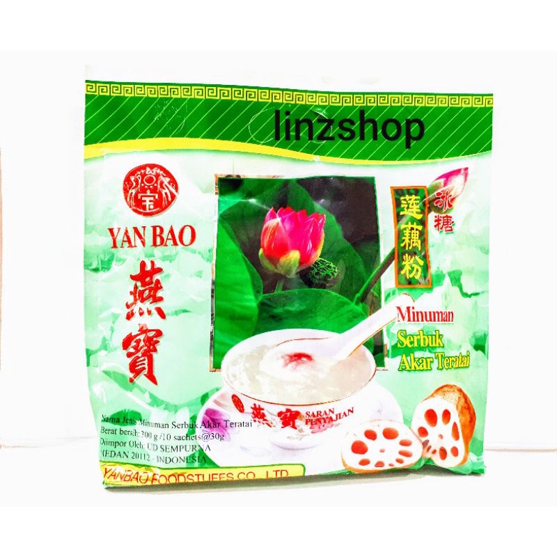 

minuman serbuk akar teratai yan bao / rock sugar lotus root starch 300 gr