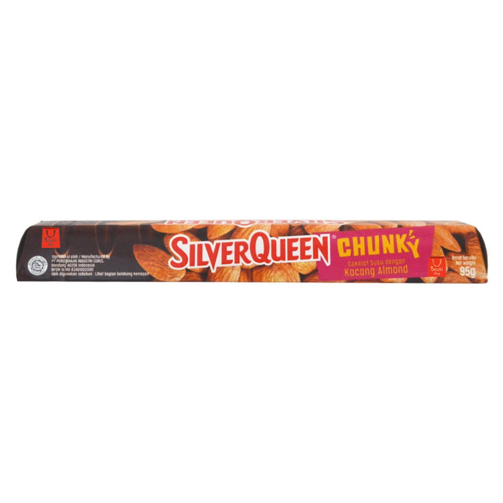 

Silver Queen Chunky Bar Almond Coklat Dengan Isi Kacang Almond - 95gr