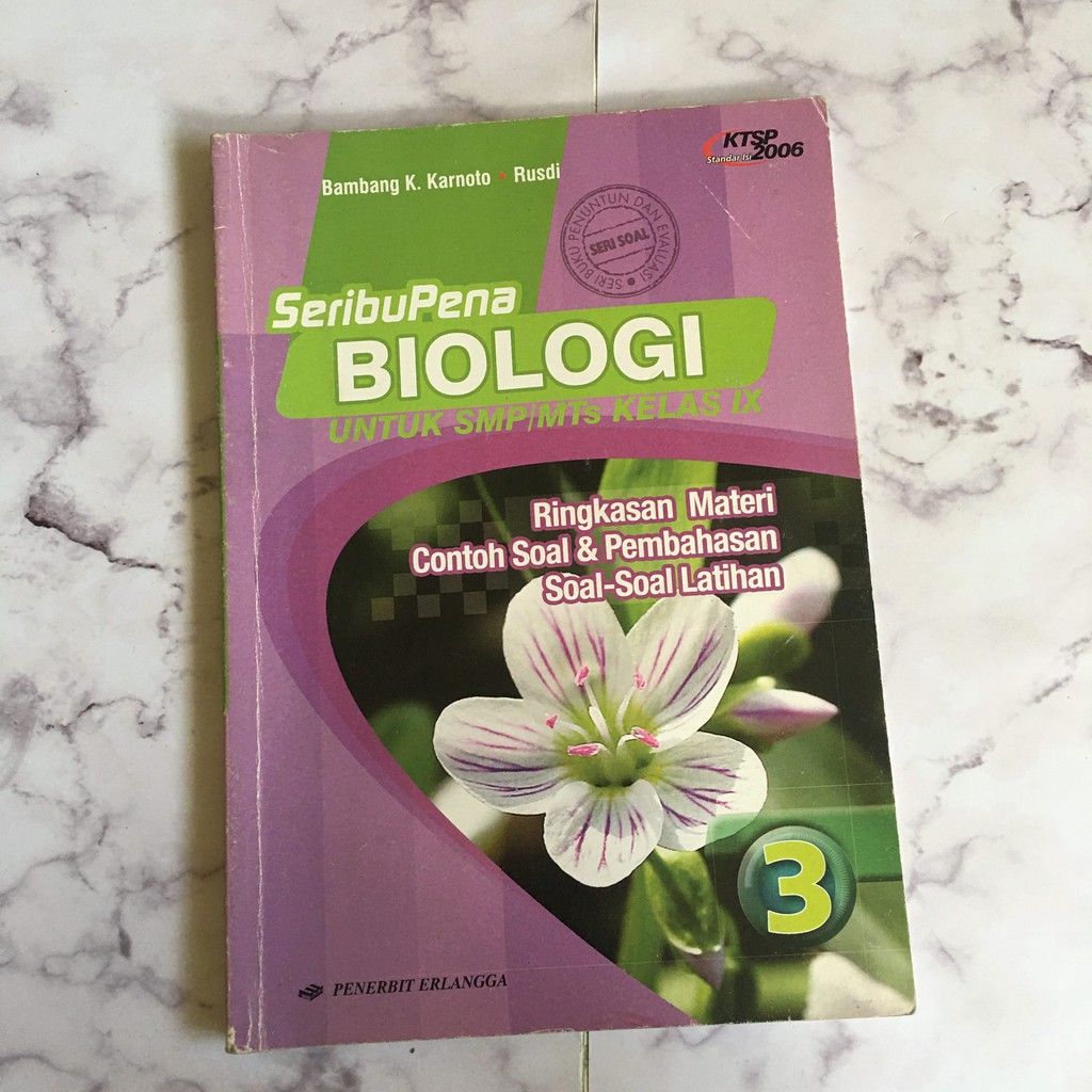 Buku SeribuPena BIOLOGI 3 SMP Kelas 9/IX KTSP 2006