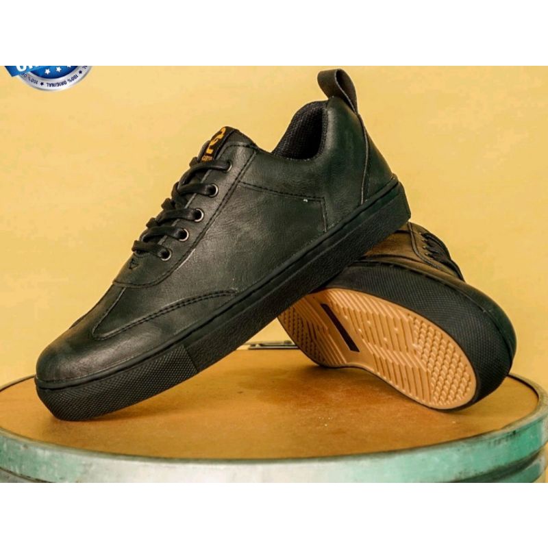 TERBARU 100% KULIT ASLI SNEAKERS PRIA KASUAL SPORTY JOHN CARTER JELLAL BROWN ORIGINAL CH38-44